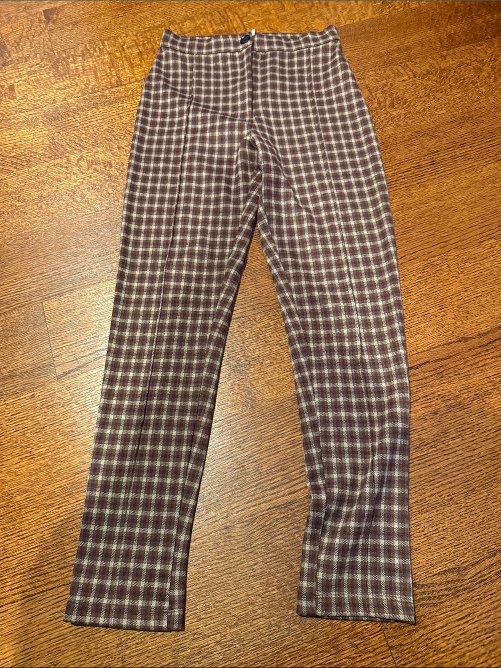 Free People plaid pants